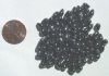 100 4mm Gunmetal Glass Drop Beads